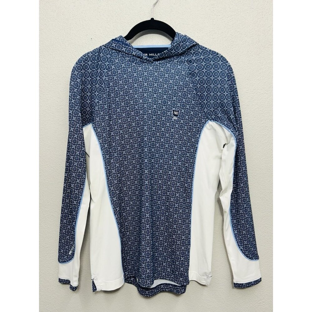 Peter Millar Women’s Performance Pullover Small UPF 50+ Golf Hooded Athleisure